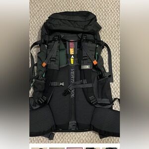 The North Face Terra 60 Backpack in Grey and Green
